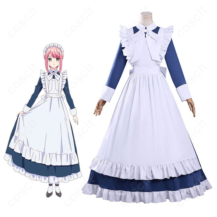 商品角色人物とメイド服コスプレ衣装の全体イメージ｜機械じかけのマリー マリー