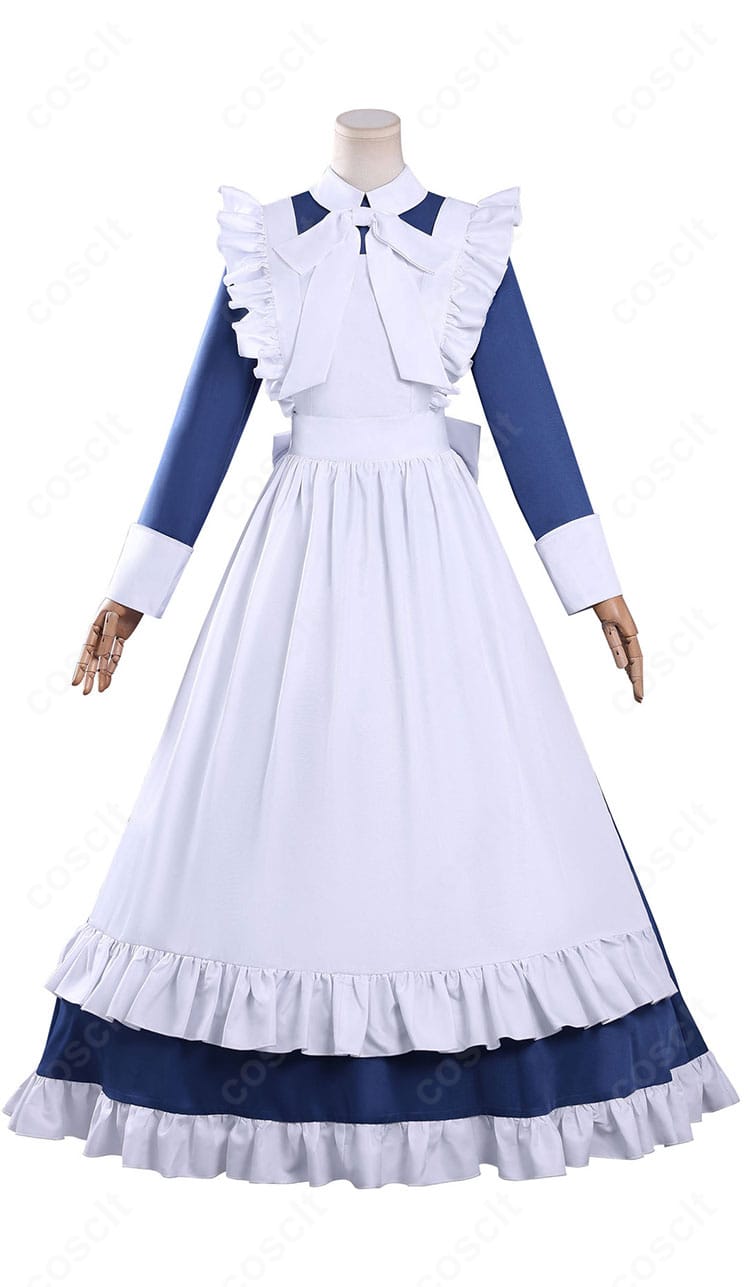 機械じかけのマリー マリー メイド服コスプレ衣装 正面フルビュー