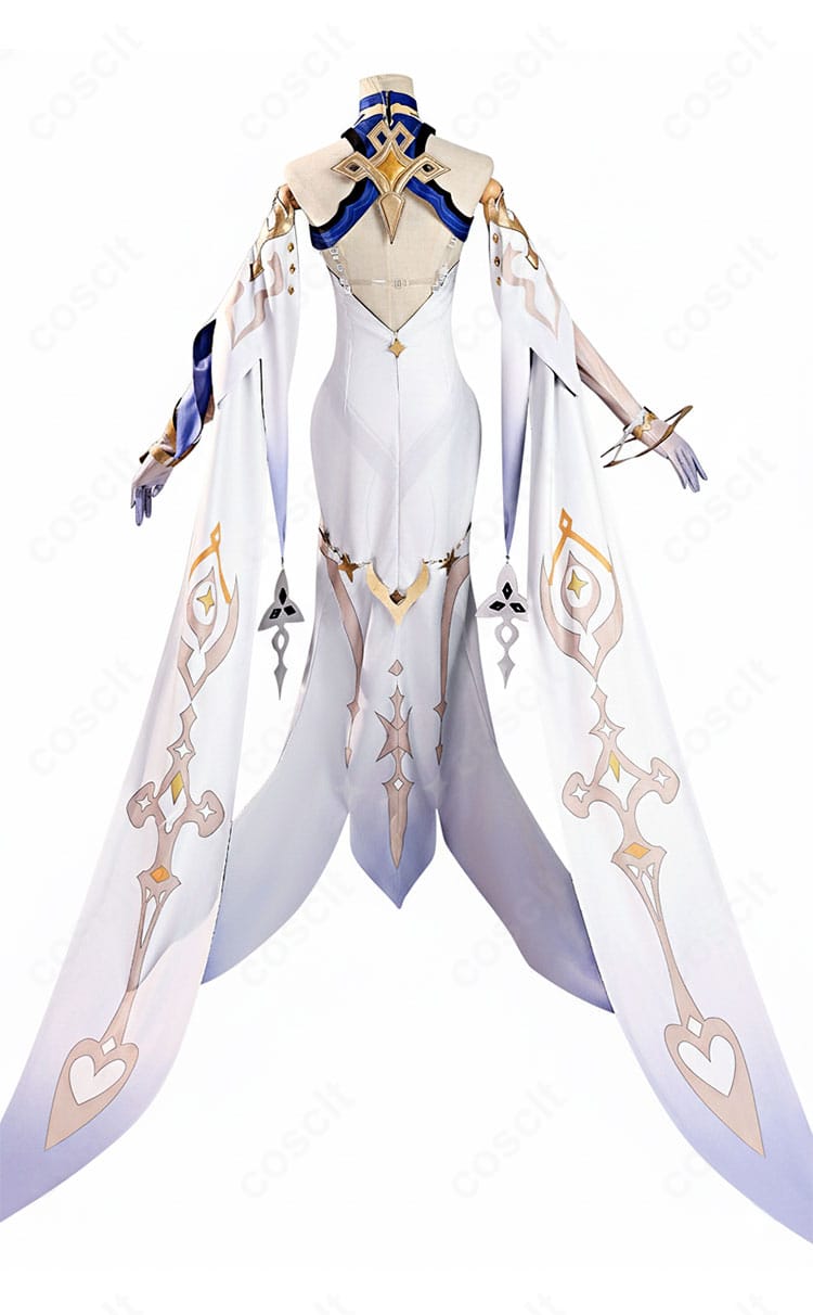 原神 イスタロト コスプレ衣装 背面画像|マントや装飾の後ろ姿をチェック