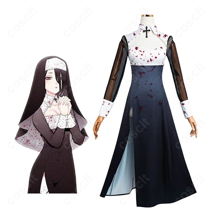 着せ恋 喜多川海夢 Rose修道服コスプレ衣装|キャラビジュアルと衣装全体イメージ