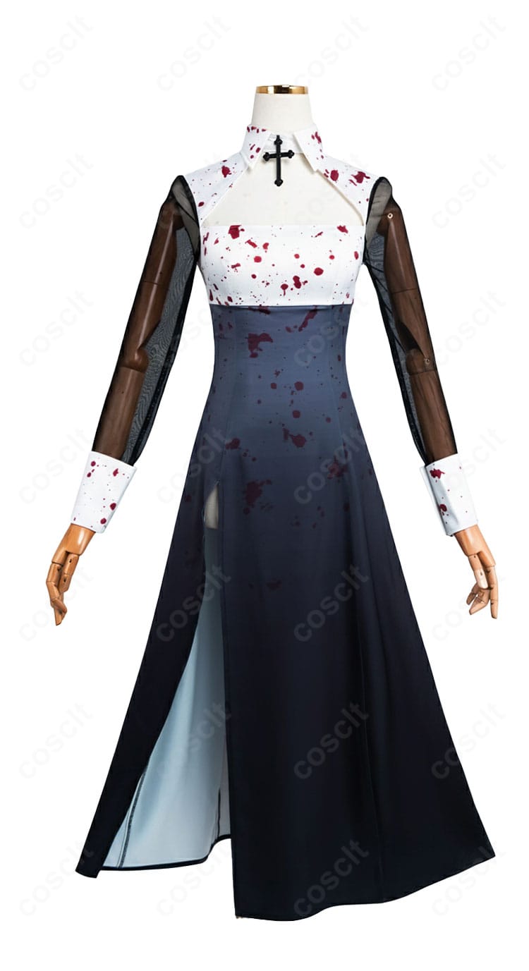 着せ恋 喜多川海夢 Rose修道服コスプレ衣装 正面デザイン|清楚×ゴシック再現