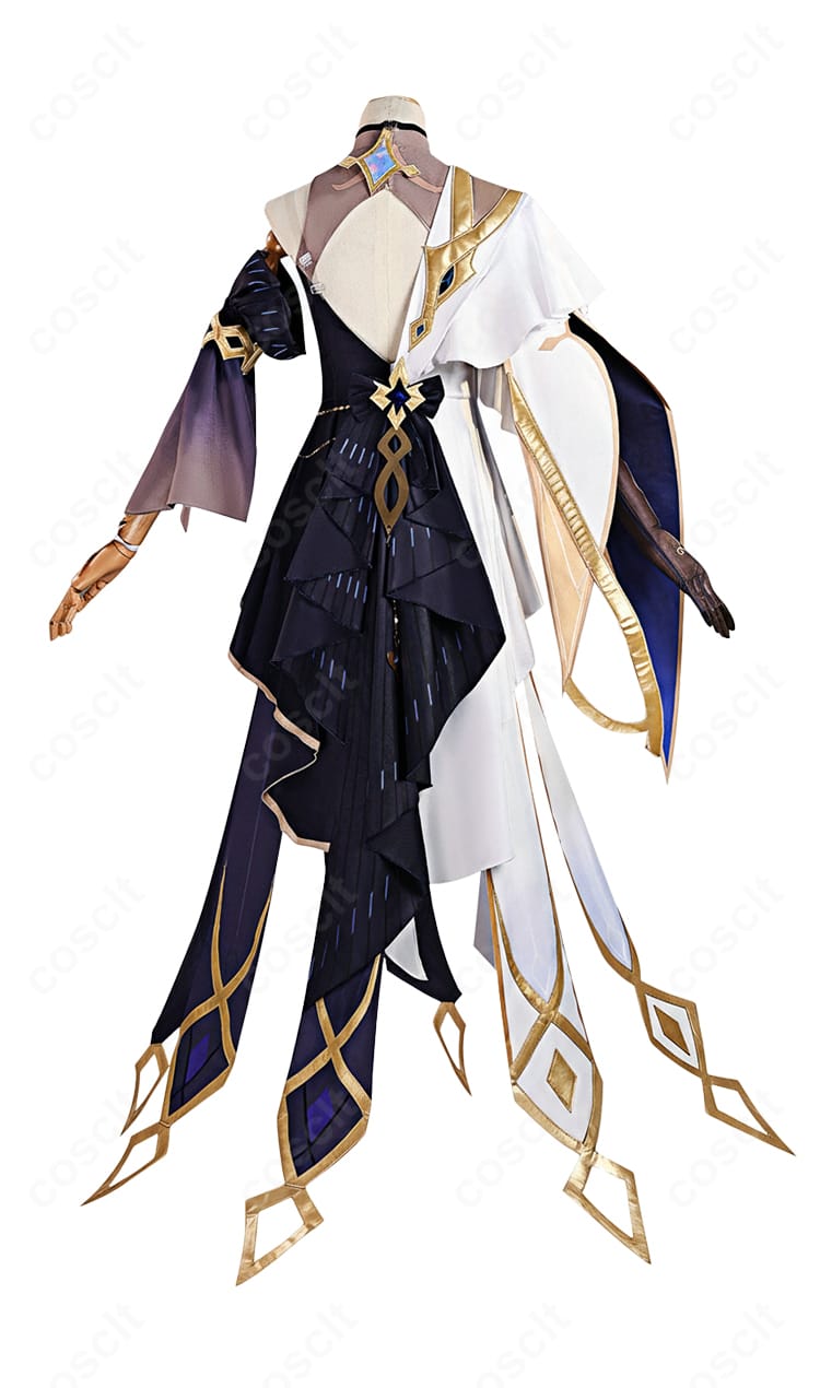 原神 ナベリウス コスプレ衣装｜背面デザイン 全体イメージ