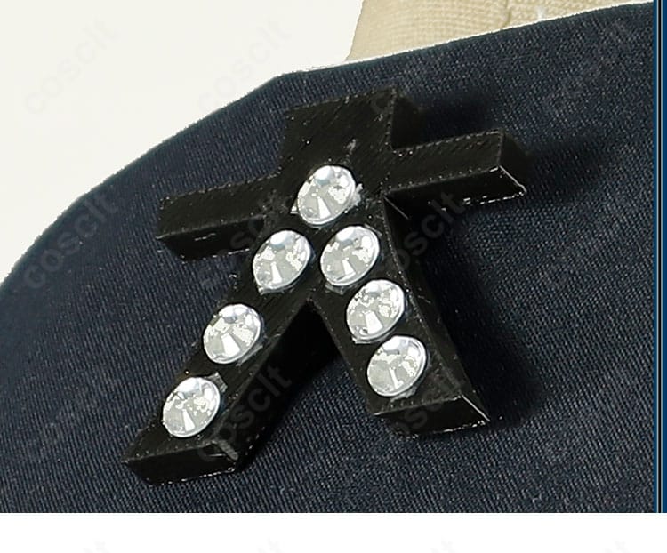 背飾りと襟元のデザイン細部|HUNDRED LINE くらら コスプレ