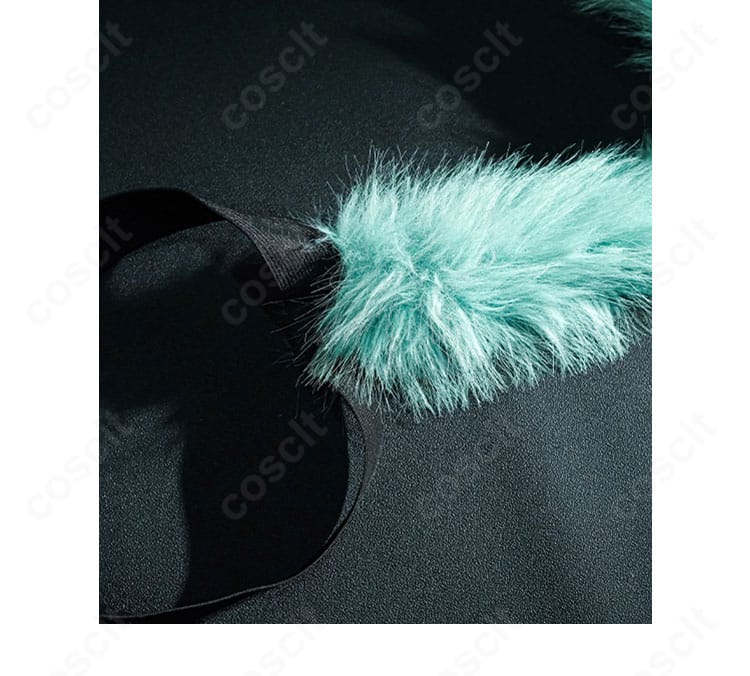 シノン GGOスナイパー装備 コスプレ衣装 尻尾パーツ ディテール|キャラらしさを表現