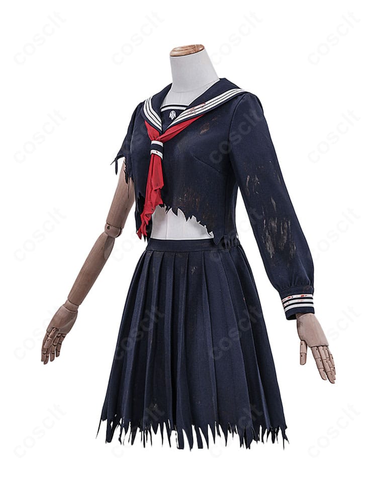 サイレントヒルf 深水雛子 制服コスプレ衣装 側面画像|シルエット確認に最適