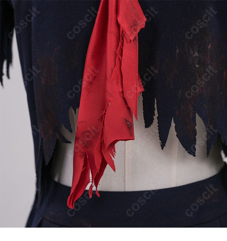 深水雛子 制服コスプレ 衣裾ディテール画像|動きやすく自然なライン