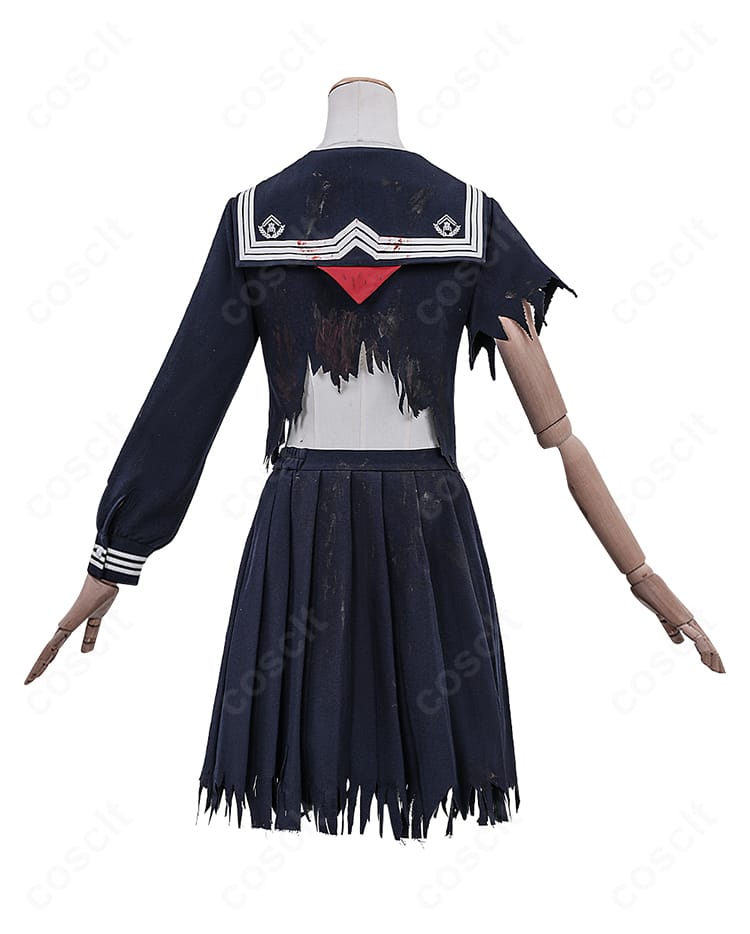 サイレントヒルf 深水雛子 制服コスプレ衣装 背面画像|細部まで丁寧な仕上げ