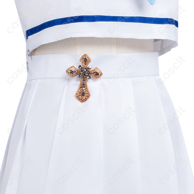 SAO アスナ セーラー服（夏制服）コスプレ衣装｜清楚で可憐な現実世界Ver. - 3枚目の画像