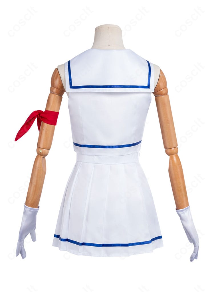 ソードアート・オンライン アスナ セーラー服 コスプレ衣装-3