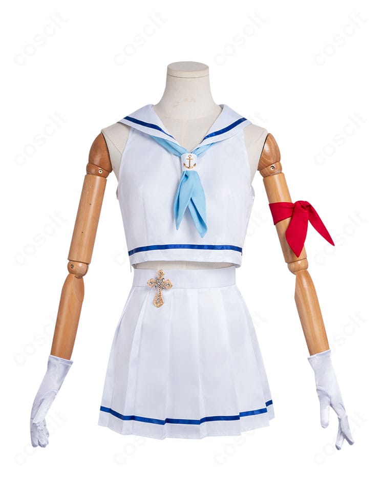 ソードアート・オンライン アスナ セーラー服 コスプレ衣装-2