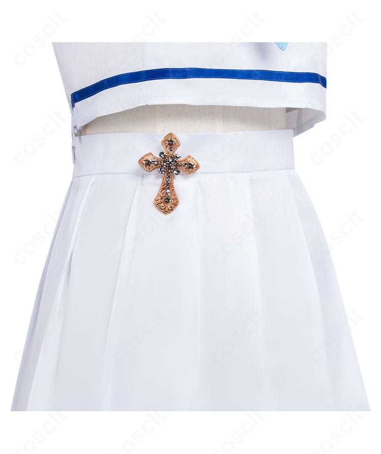 ソードアート・オンライン アスナ セーラー服 コスプレ衣装-4