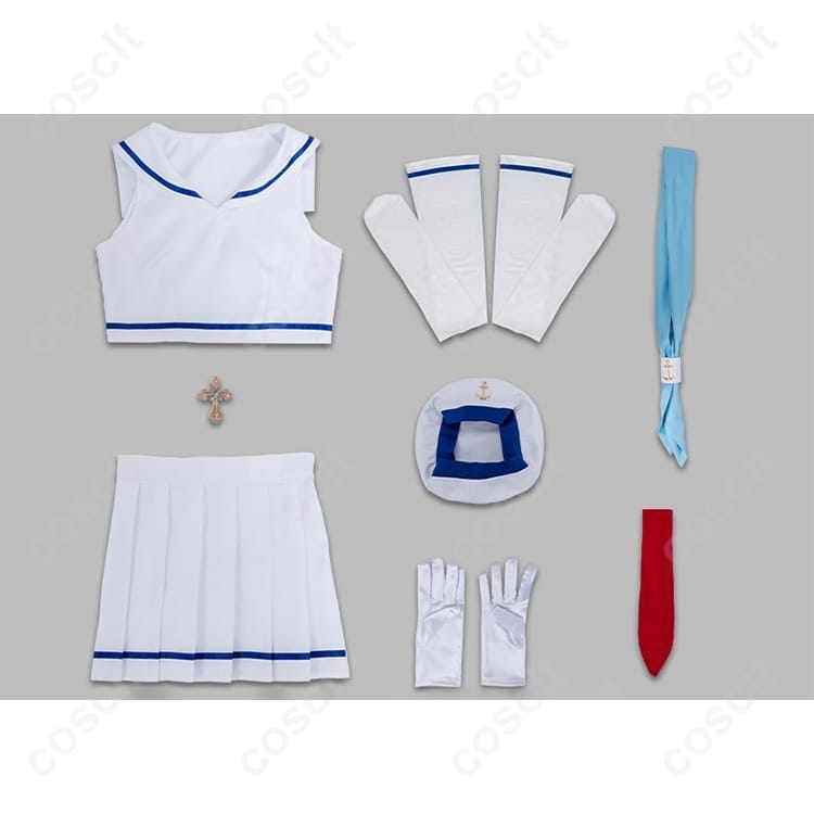 SAO アスナ セーラー服（夏制服）コスプレ衣装｜清楚で可憐な現実世界Ver. - 5枚目の画像