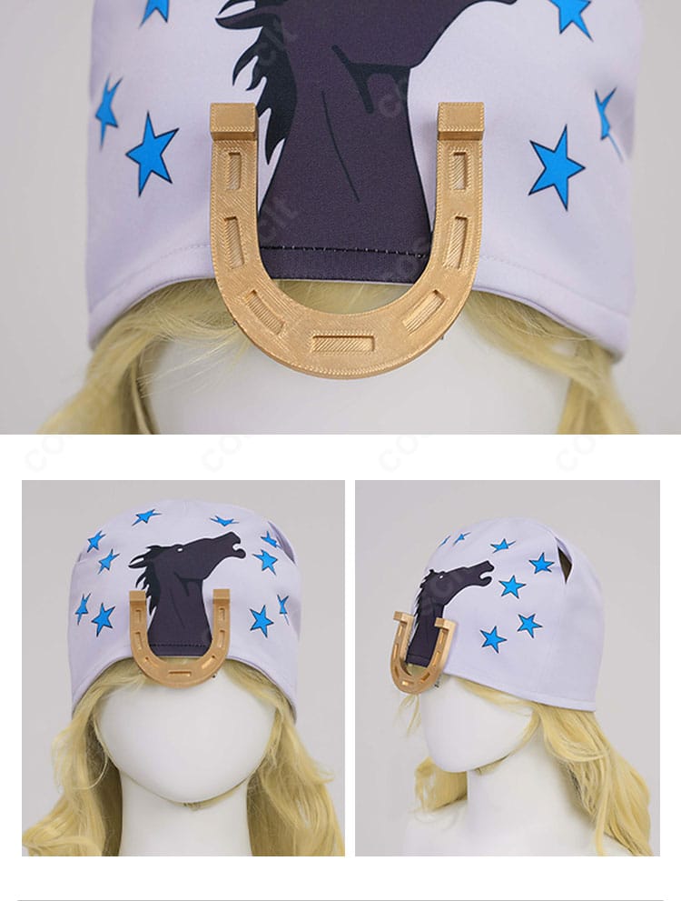 ジョニィ・ジョースター 帽子デザイン細部｜ジョジョ7部 特徴的な帽子装飾