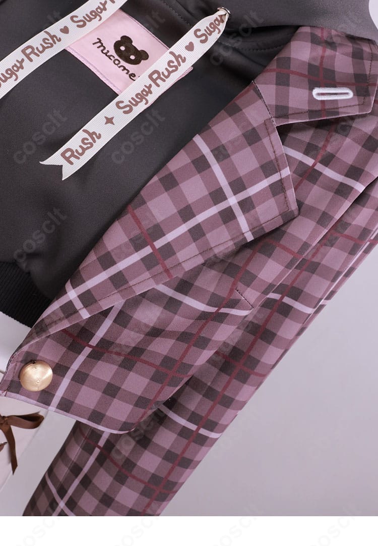 ホロライブ さくらみこ miCometベアブランド衣装 外套襟元デザイン細部