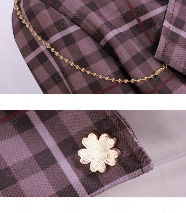 ホロライブ さくらみこ miCometベアブランド衣装 外套肩・ボタン装飾ディテール