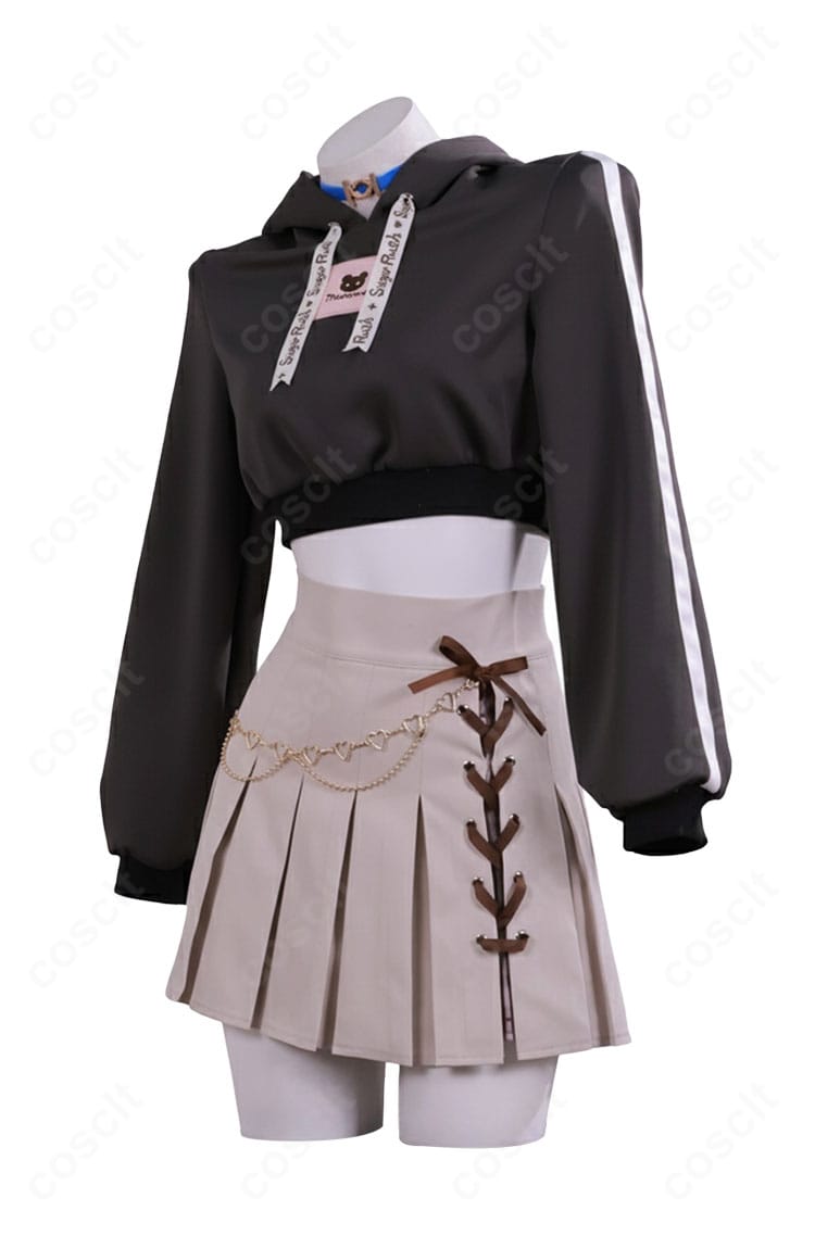 ホロライブ さくらみこ miCometベアブランド衣装 衛衣トップス 左側ディテール