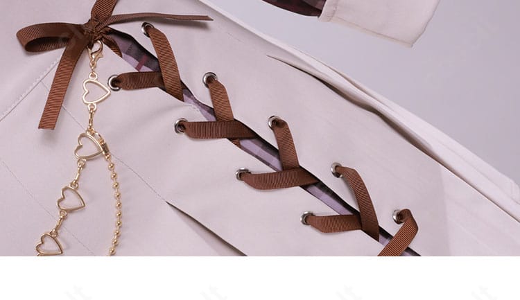 ホロライブ さくらみこ miCometベアブランド衣装 スカート側面ひも装飾