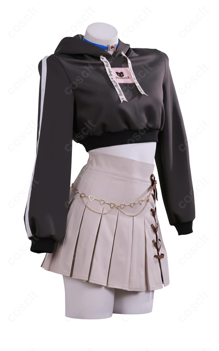 ホロライブ さくらみこ miCometベアブランド衣装 衛衣トップス 右側ディテール