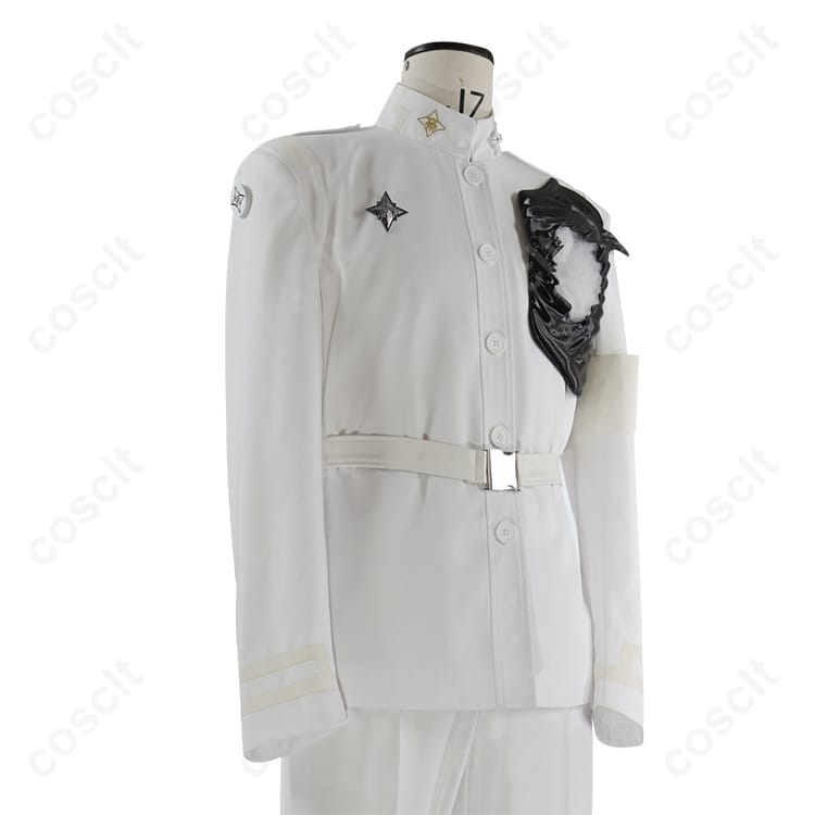 HUNDRED LINE 蒼月衛人 Ending006 白戦闘服 コスプレ衣装｜高再現・フルセット【COSCLT】 - 4枚目の画像