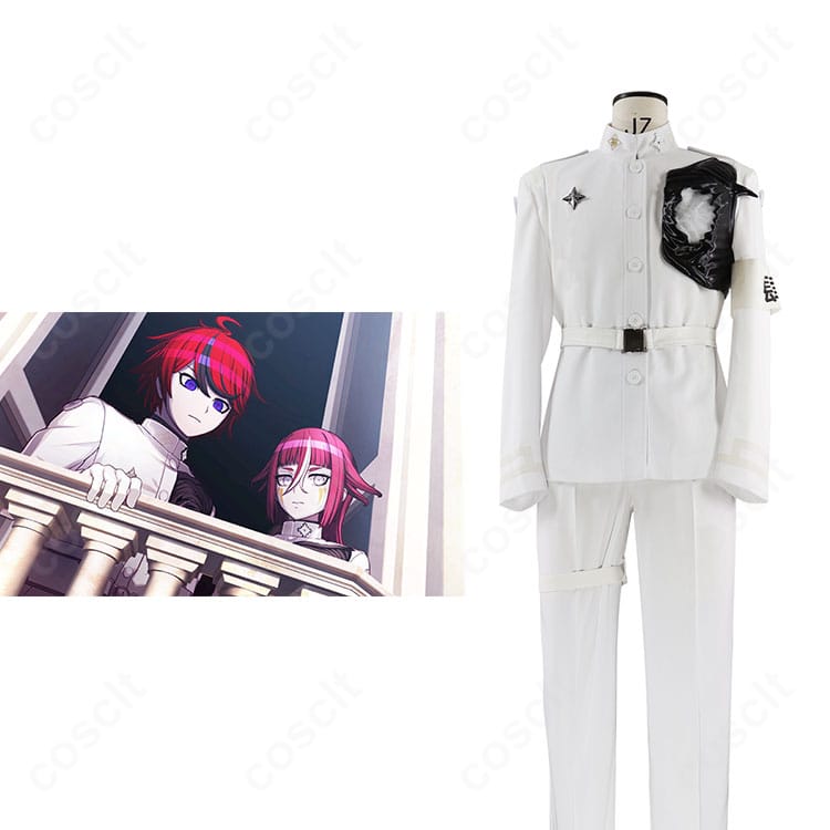 商品服装と蒼月衛人キャラ比較｜HUNDRED LINE 白戦闘服 コスプレ衣装