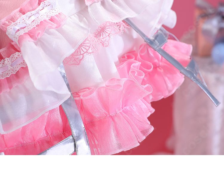 暁山瑞希 ハイド・クリノリン コスプレ衣装 スカートレース装飾アップ｜エレガントなレースの質感をチェック