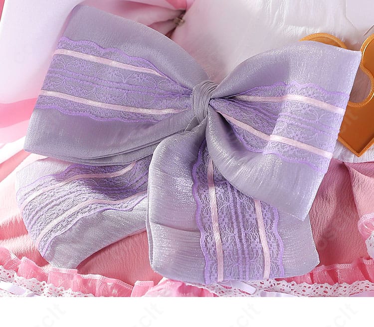 暁山瑞希 コスプレ ハイド・クリノリン 腰リボン装飾アップ｜可憐な後ろ姿を彩る蝶結びデザイン