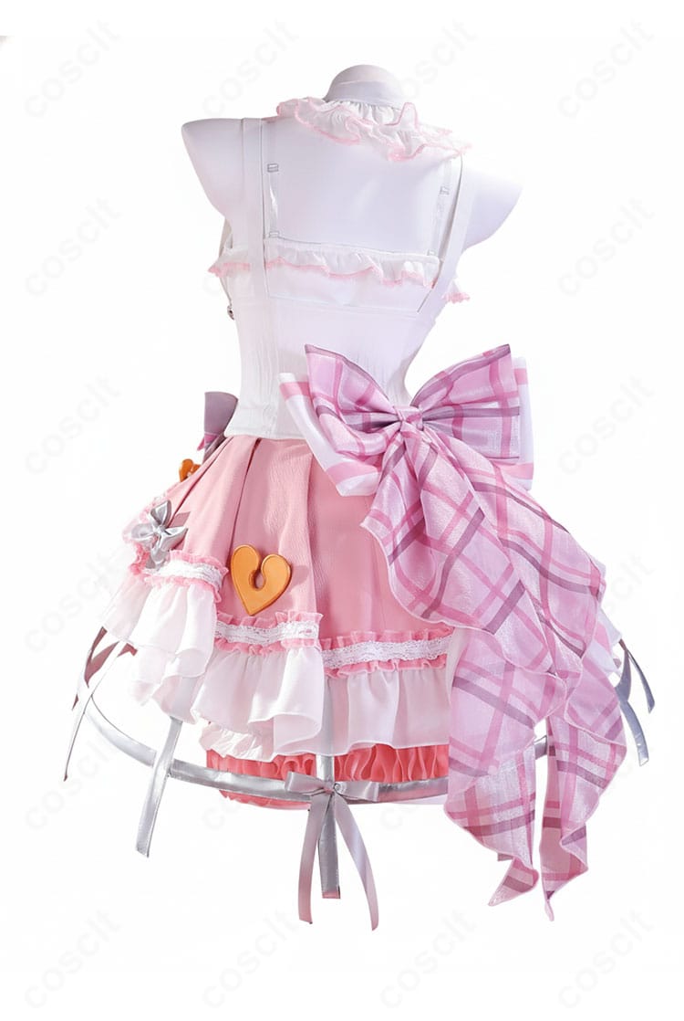 プロセカ 暁山瑞希 ハイド・クリノリン コスプレ衣装 背面全体図｜後ろ姿まで美しく再現した上品デザイン