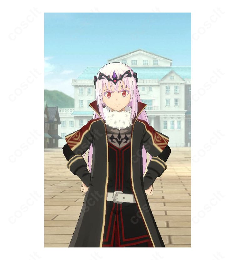 エミルス 黒白ノ覇王 コスプレ衣装 正面ビュー|高再現・イベント用