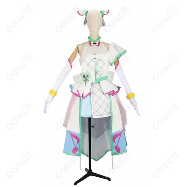 キミとアイドルプリキュア♪ キュアズキューン コスプレ衣装｜華やかステージ＆戦闘スタイル【オーダーメイド可・送料無料】