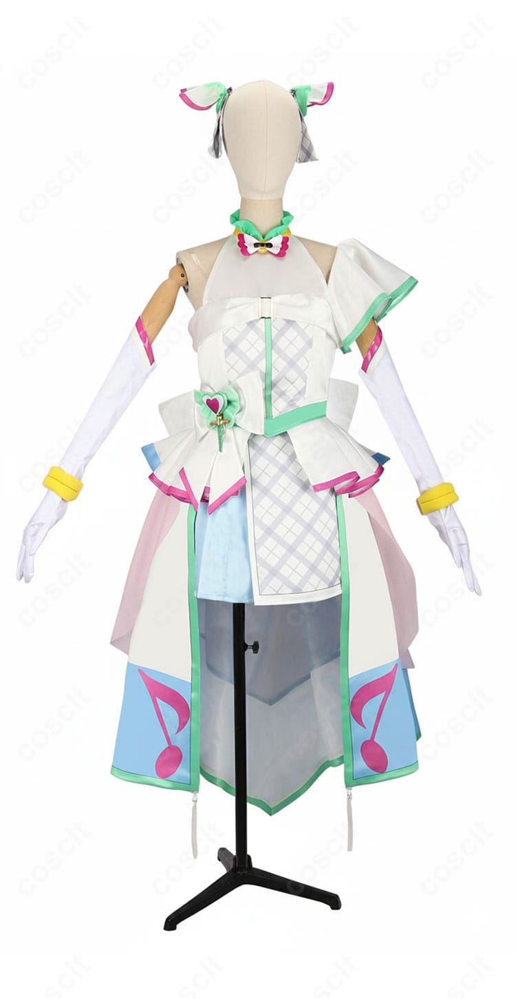 キュアズキューン コスプレ衣装 正面画像|細部まで美しく再現された高品質プリキュア衣装