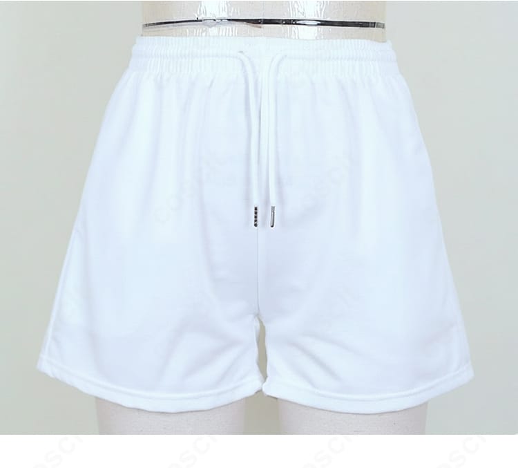 ホワイトショートパンツの細部写真|ポケットモンスター リコ コスプレ衣装