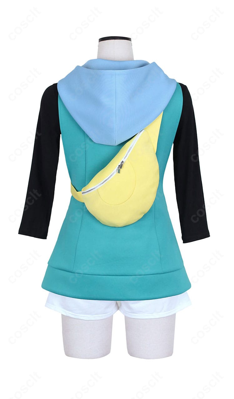 リコ メガボルテージVer コスプレ衣装 背面全体図|フード付きデザインを忠実再現