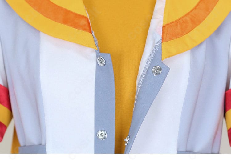 大福 映画ver. コスプレ衣装 前立てとボタン装飾の詳細画像|リアルな質感と高級感が魅力