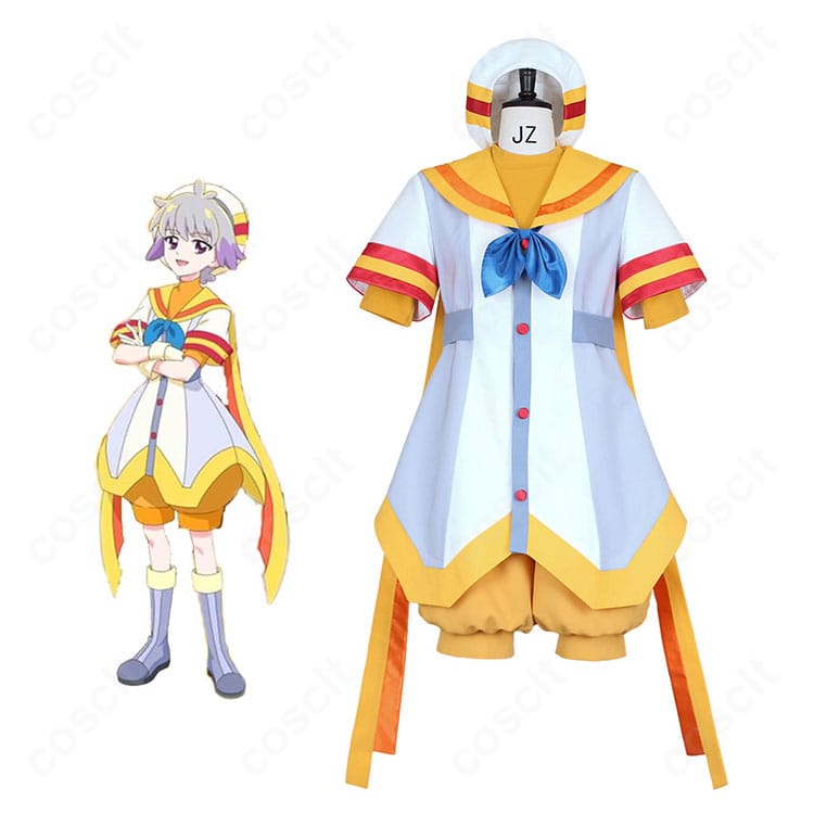 わんだふるぷりきゅあ!大福 映画ver.(人間の姿)コスプレ衣装とキャラクター人物の比較画像|高再現でクールなデザインをチェック!