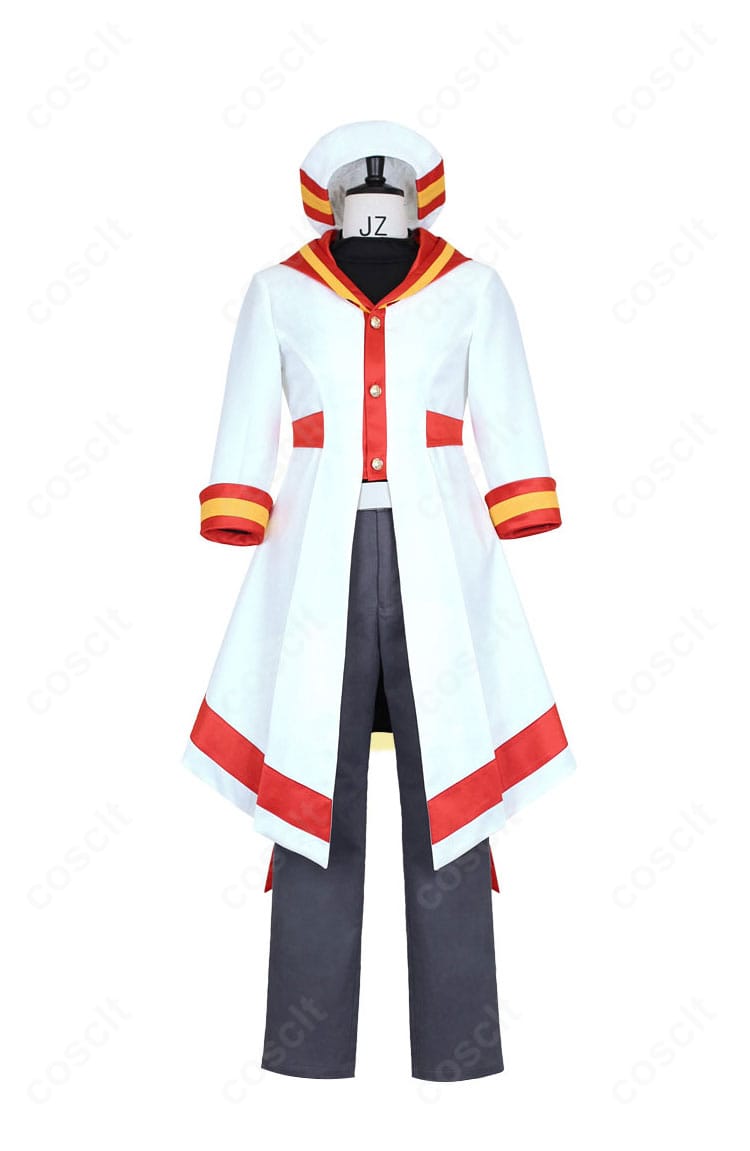 兎山悟 映画ver. コスプレ衣装 正面全体図|清潔感あるデザインで自然なシルエット。