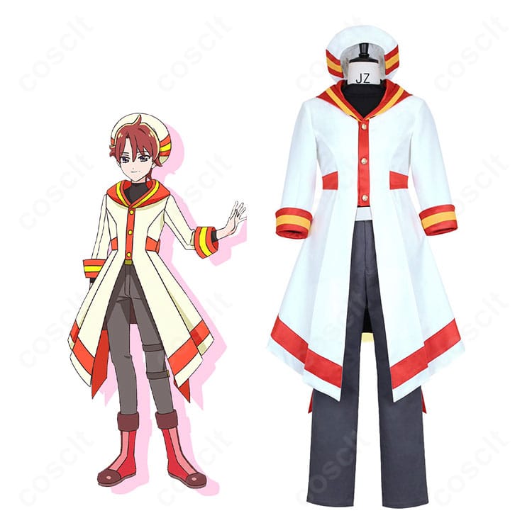 わんだふるぷりきゅあ!ざ・むーびー! ドキドキ♡ゲームの世界で大冒険! 兎山悟 映画ver.(人間の姿)コスプレ衣装とキャラクターイメージの比較画像|高再現でイベントにおすすめ。