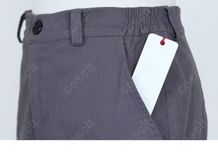 兎山悟 コスプレ衣装 ズボン部分ディテール|スタイリッシュで自然なラインを実現。