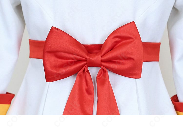 兎山悟 コスプレ衣装 背面リボン装飾ディテール|大きめのリボンが後姿を華やかに演出。