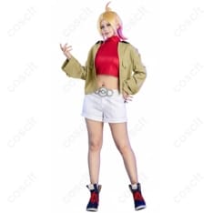 COSCLT 【ポケモンZA／レジェンズZA】タウニー 初期衣装 コスプレ衣装（コート・インナー・ショートパンツ・ウエストポーチ） - 5枚目の画像（サムネイル）