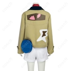 COSCLT 【ポケモンZA／レジェンズZA】タウニー 初期衣装 コスプレ衣装（コート・インナー・ショートパンツ・ウエストポーチ） - 3枚目の画像（サムネイル）