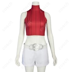 COSCLT 【ポケモンZA／レジェンズZA】タウニー 初期衣装 コスプレ衣装（コート・インナー・ショートパンツ・ウエストポーチ） - 4枚目の画像（サムネイル）