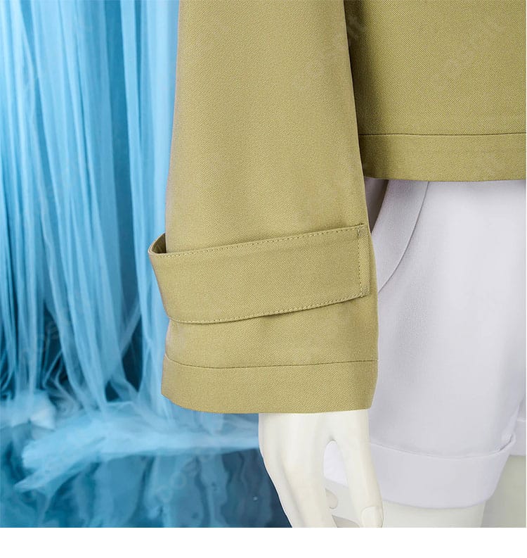 ポケモンZA タウニー コスプレ 衣袖ディテール|袖口の縫製と色味まで丁寧に再現。