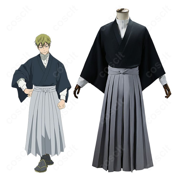 呪術廻戦 禪院直哉 コスプレ衣装とキャラクターイメージの比較図|高再現デザインでファン必見!
