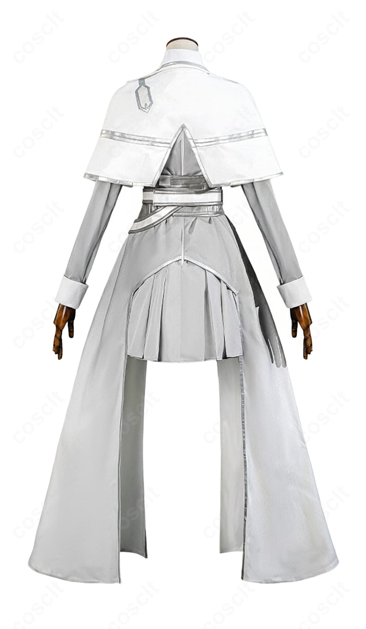 SAO アスナ 星王妃 コスプレ衣装 背面図|ストールやベルト装飾まで細部まで忠実再現