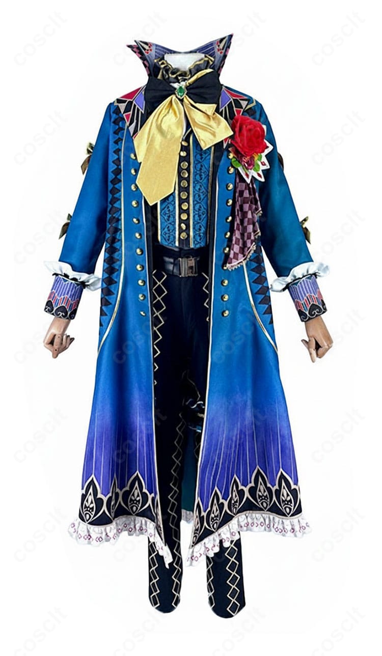 商品服装正面の全体が分かる悪魔執事と黒い猫 ナック・シュタイン ハロウィン コスプレ衣装|高品質コスプレ