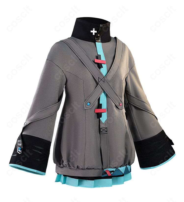 初音ミク コスプレ衣装 側面アングル|プロセカ映画版〈歌を届けたい〉再現コスチューム