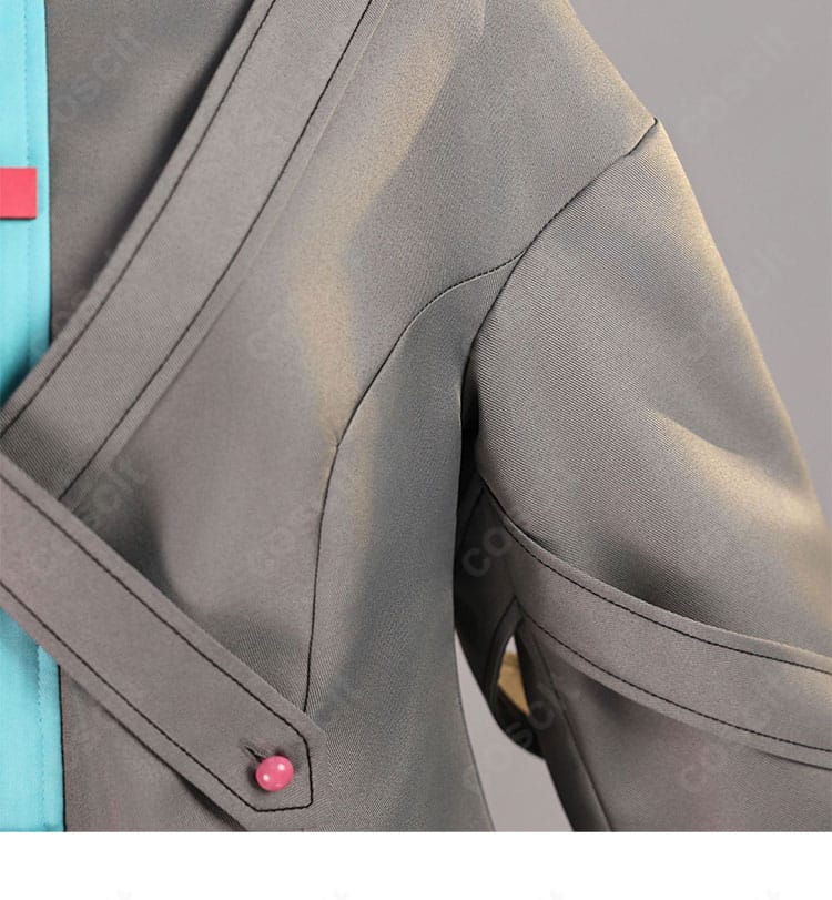 初音ミク コスプレ衣装 肩装飾アップ画像|立体的な装飾デザインを再現