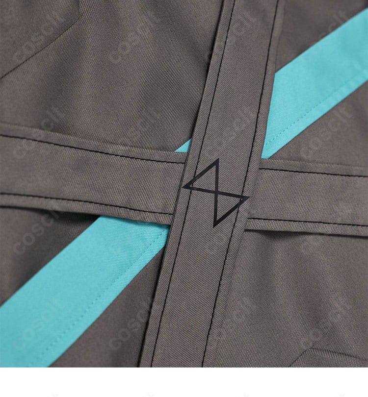 初音ミク コスプレ衣装 結び紐のデザイン装飾アップ|丁寧な手仕上げで立体感を再現