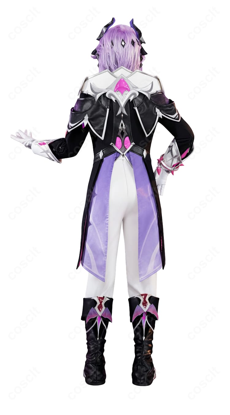 原神 ドゥリン(悪龍)人間の姿 コスプレ衣装 背面写真|衣装デザインチェックに最適