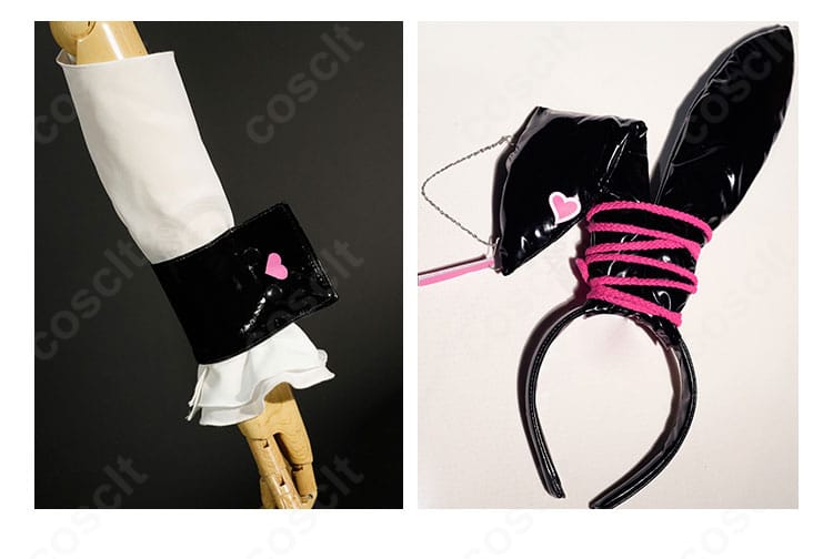 ベルベット コスプレ衣装 頭飾り・腕飾りの細部アップ|アクセサリー高精度